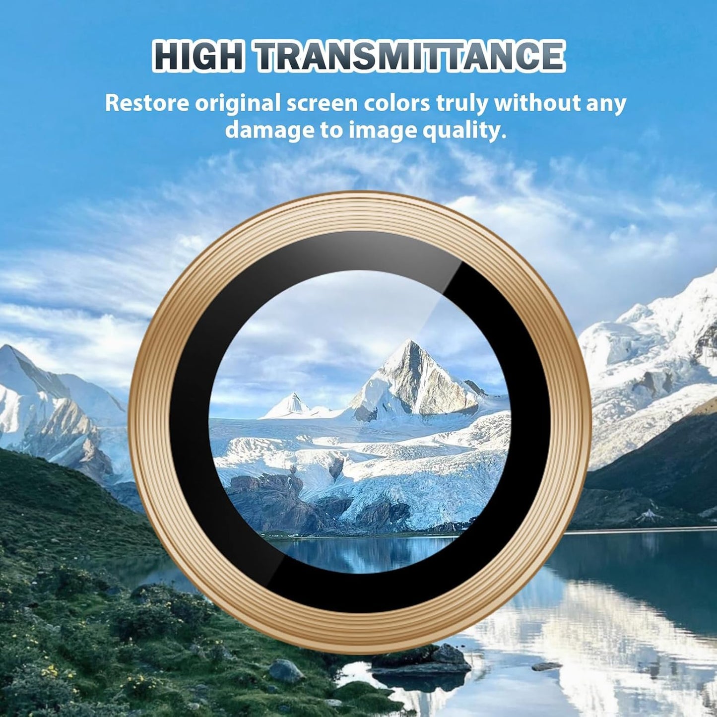 AIG 9H Camera Lens Protector for Samsung Galaxy S26 Ultra – AR/AF Coated, Scratch Resistant, UHD Clear, Pink Gold Ring