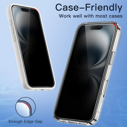 AIG Privacy Screen Protector for iPhone 16 Plus – 3 Pack