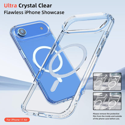 AIG Clear Hybrid Case for iPhone 17 Air – MagSafe, Shockproof, Transparent Cover