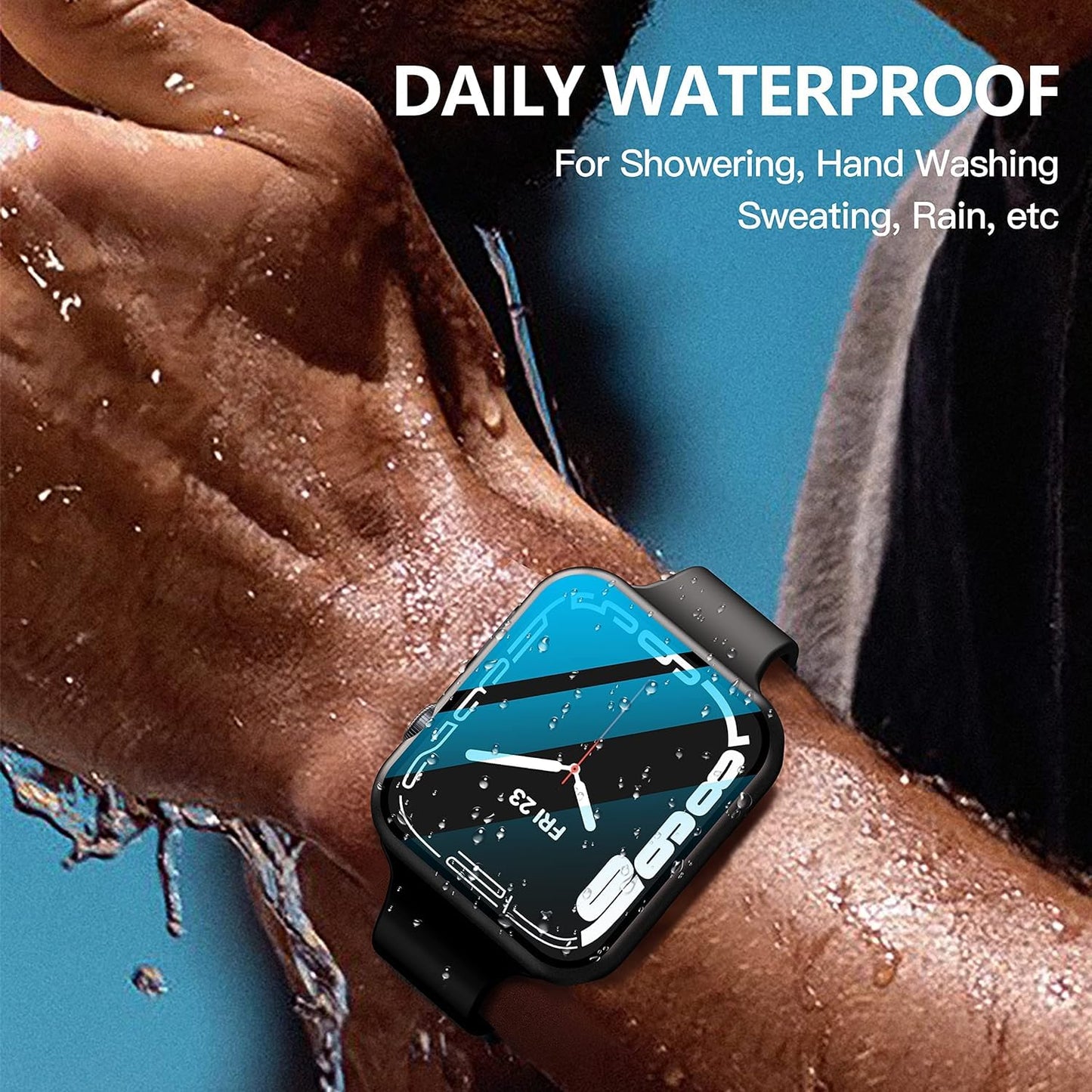 AIG Bumper for Smart IWATCH 45 MM Series 9/8/7 (Polycarbonate_TRANSPERENT)