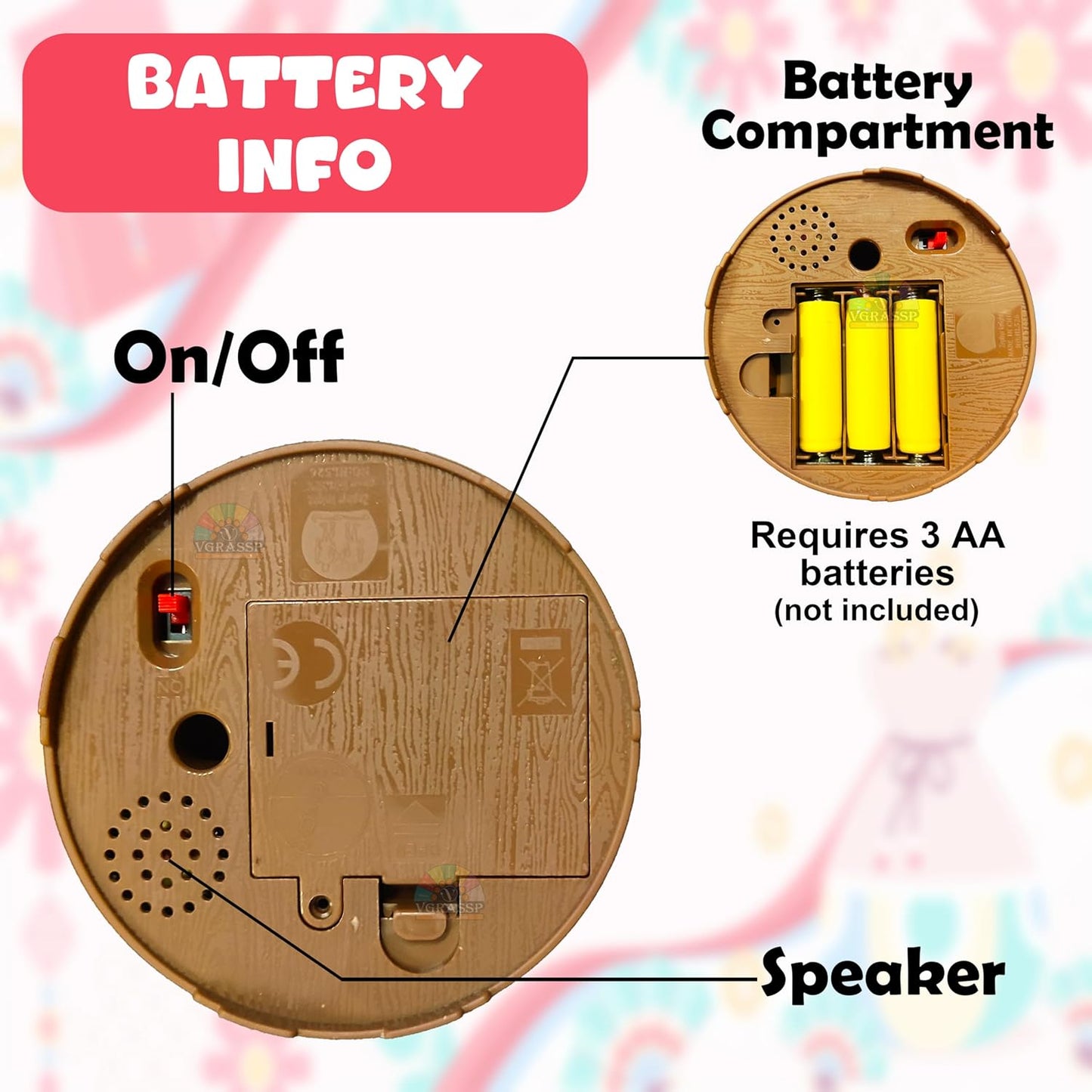 AIG Sound-Activated Chirping Bird Toy in Hanging Cage – LED, Flapping Wings & Moving Beak for Kids (Design 2)