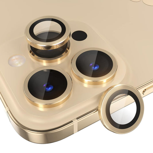 AIG iPhone 14 Pro/14 Pro Max Camera Lens Protector Bling – Gold
