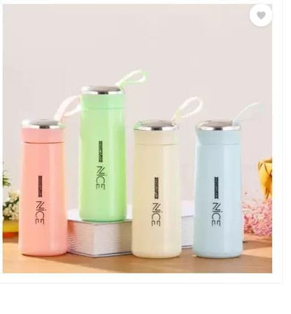 Reusable Plastic Water Bottle with Carry Loop – Leakproof BPA-Free Drinking Bottle for School, Office, Gym, Travel & Daily Use (500ml)