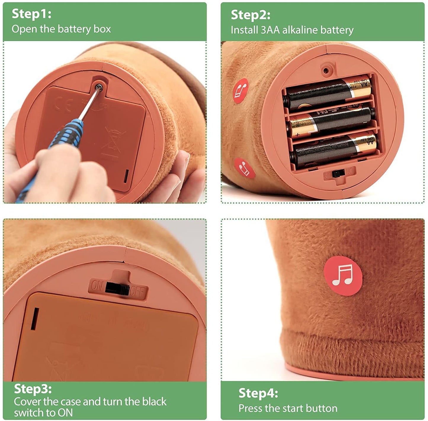 AIG Dancing Cactus Toy – Plush, Voice Repeat, Singing & LED Lights for Kids (Multicolor)