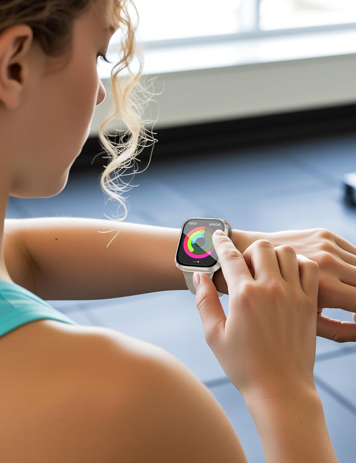 AIG Bumper Hard Case with Tempered Glass for Apple Watch Compatible with Series 6/5/4, 40mm Ultra-Thin Protective Cover with iWatch Screen Protector - Clear/Transparent (02 PACK)