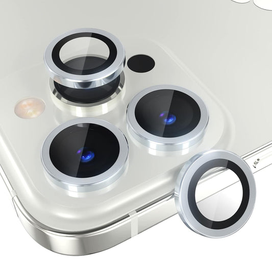 AIG iPhone 14 Pro/14 Pro Max Camera Lens Protector Bling – Silver