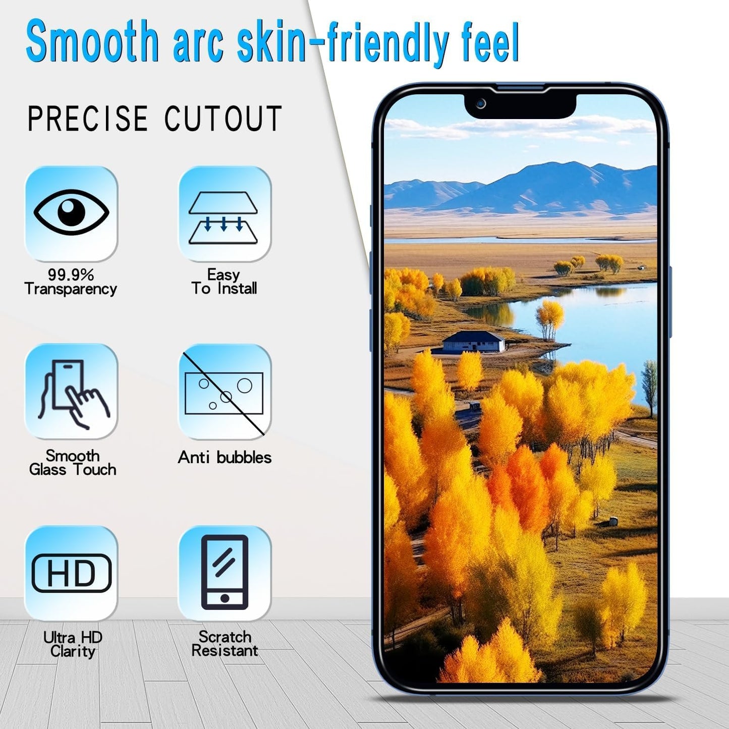 AIG Privacy Screen Protector for iPhone 14 – 3 Pack