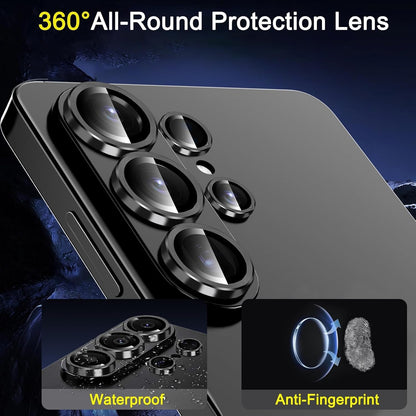AIG 9H Camera Lens Protector for Samsung Galaxy S26 Ultra – AR/AF Coated, Scratch Resistant, UHD Clear, Black Ring