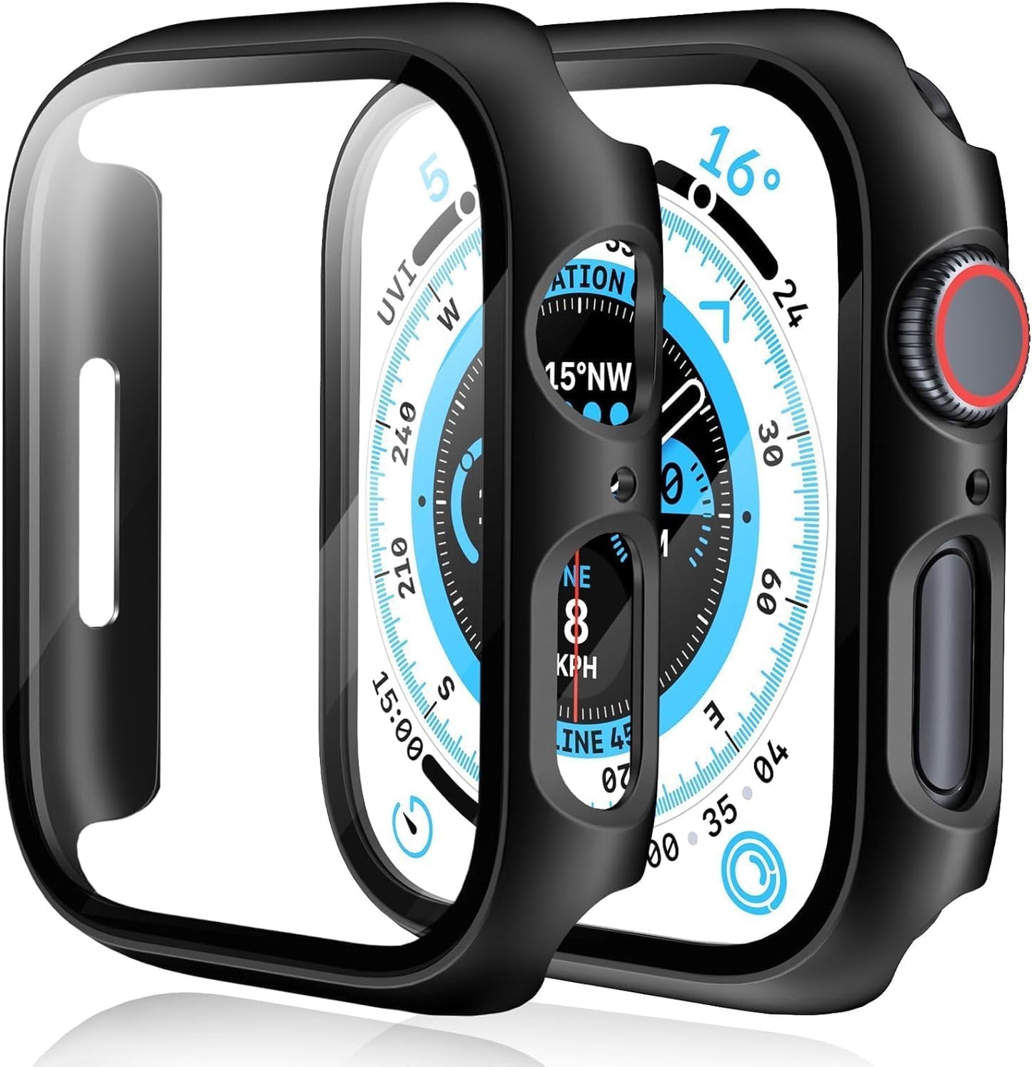 AIG Apple Watch Case 40mm | Multiple Color Variants | Bumper Cover with Tempered Glass | Series 6/5/4
