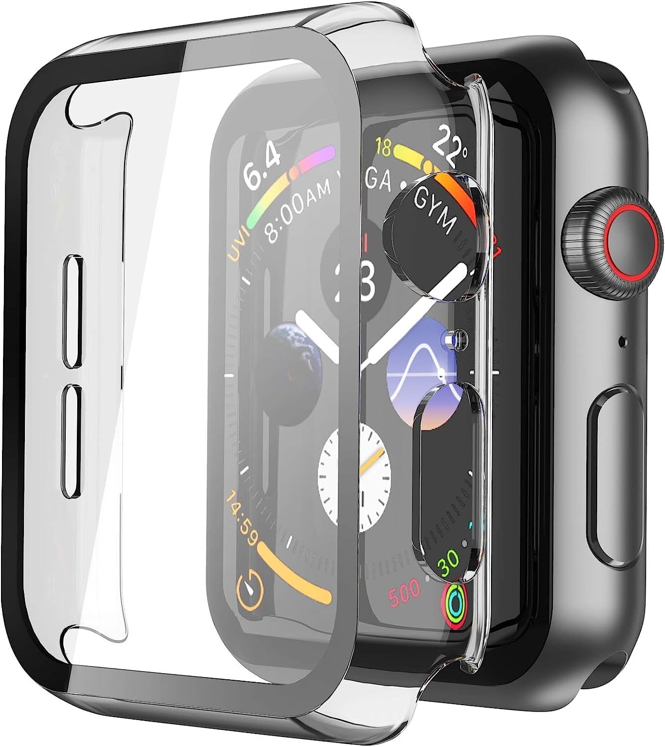 AIG Apple Watch Case 40mm | Multiple Color Variants | Bumper Cover with Tempered Glass | Series 6/5/4