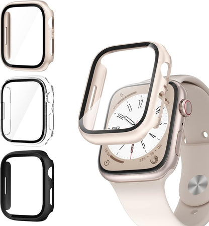 AIG Apple Watch Case 40mm | Multiple Color Variants | Bumper Cover with Tempered Glass | Series 6/5/4