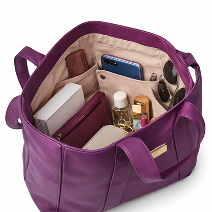 Medium–Large Everyday Tote Bag with Dual Handles | Stylish Daily Use Women’s Handbag For Women