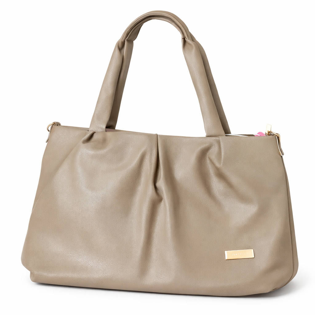 Women's Premium Grey PU Leather Tote Handbag | Large Shoulder Bag with Zipper Closure | Stylish Office, Travel & Everyday Carry Purse