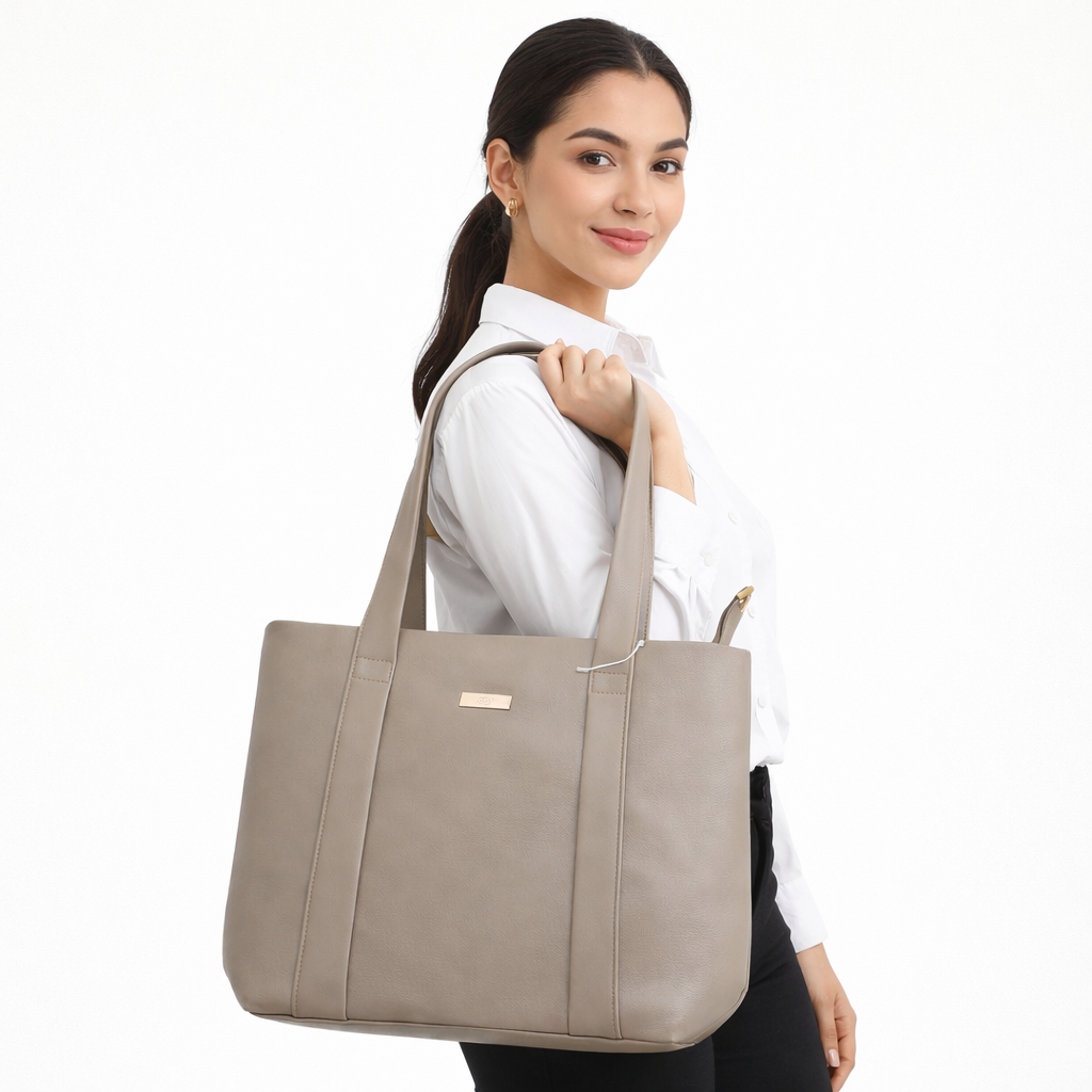 Medium–Large Everyday Tote Bag with Dual Handles | Stylish Daily Use Women’s Handbag For Women