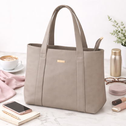 Medium–Large Everyday Tote Bag with Dual Handles | Stylish Daily Use Women’s Handbag For Women