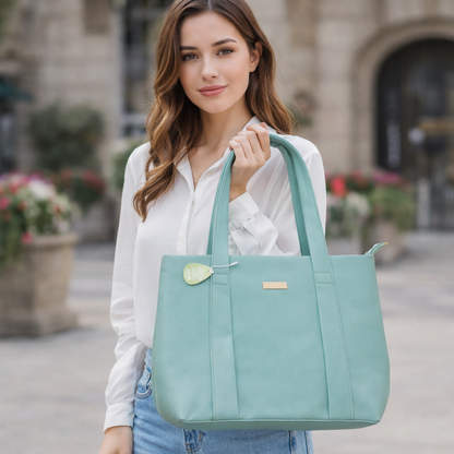 Medium–Large Everyday Tote Bag with Dual Handles | Stylish Daily Use Women’s Handbag For Women