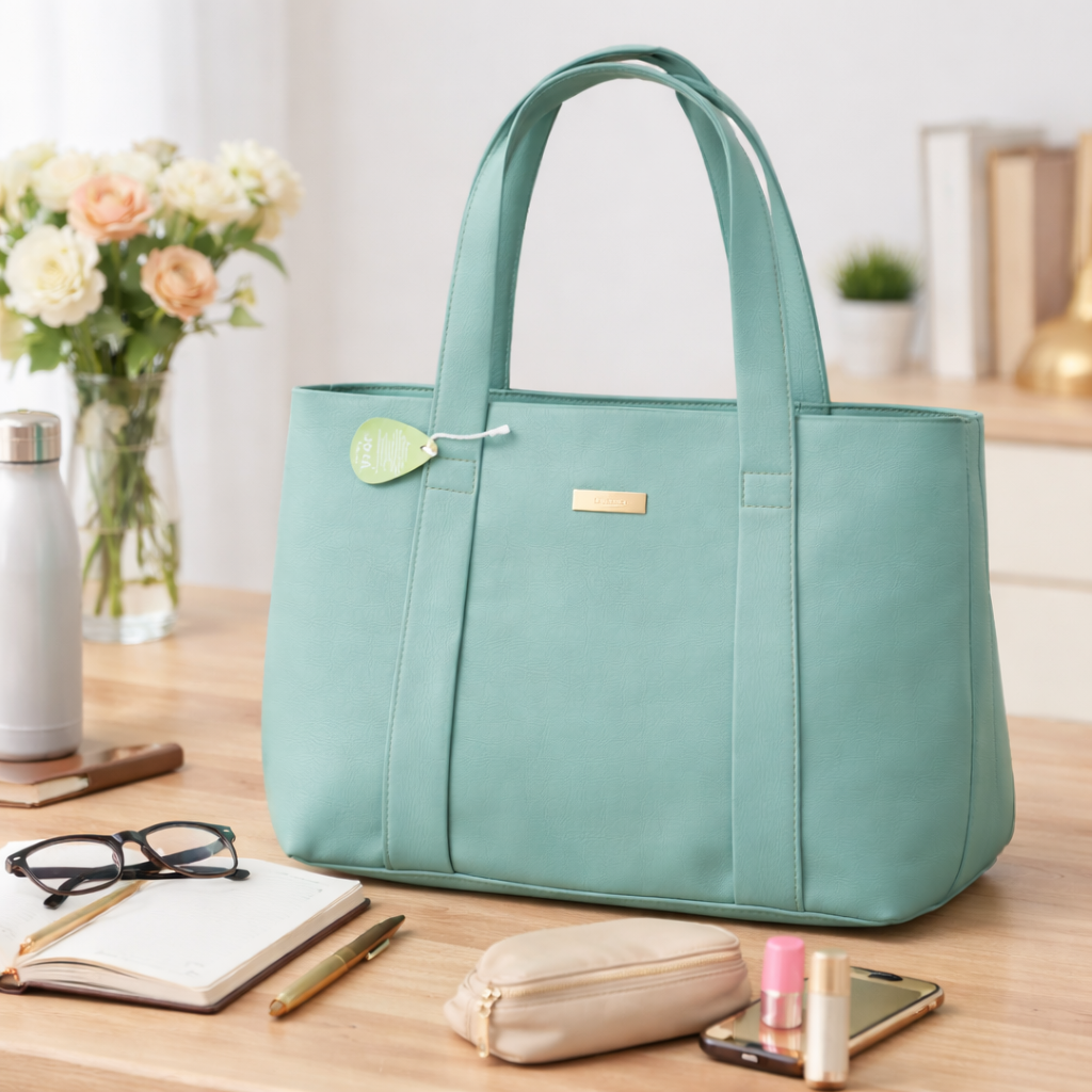 Medium–Large Everyday Tote Bag with Dual Handles | Stylish Daily Use Women’s Handbag For Women