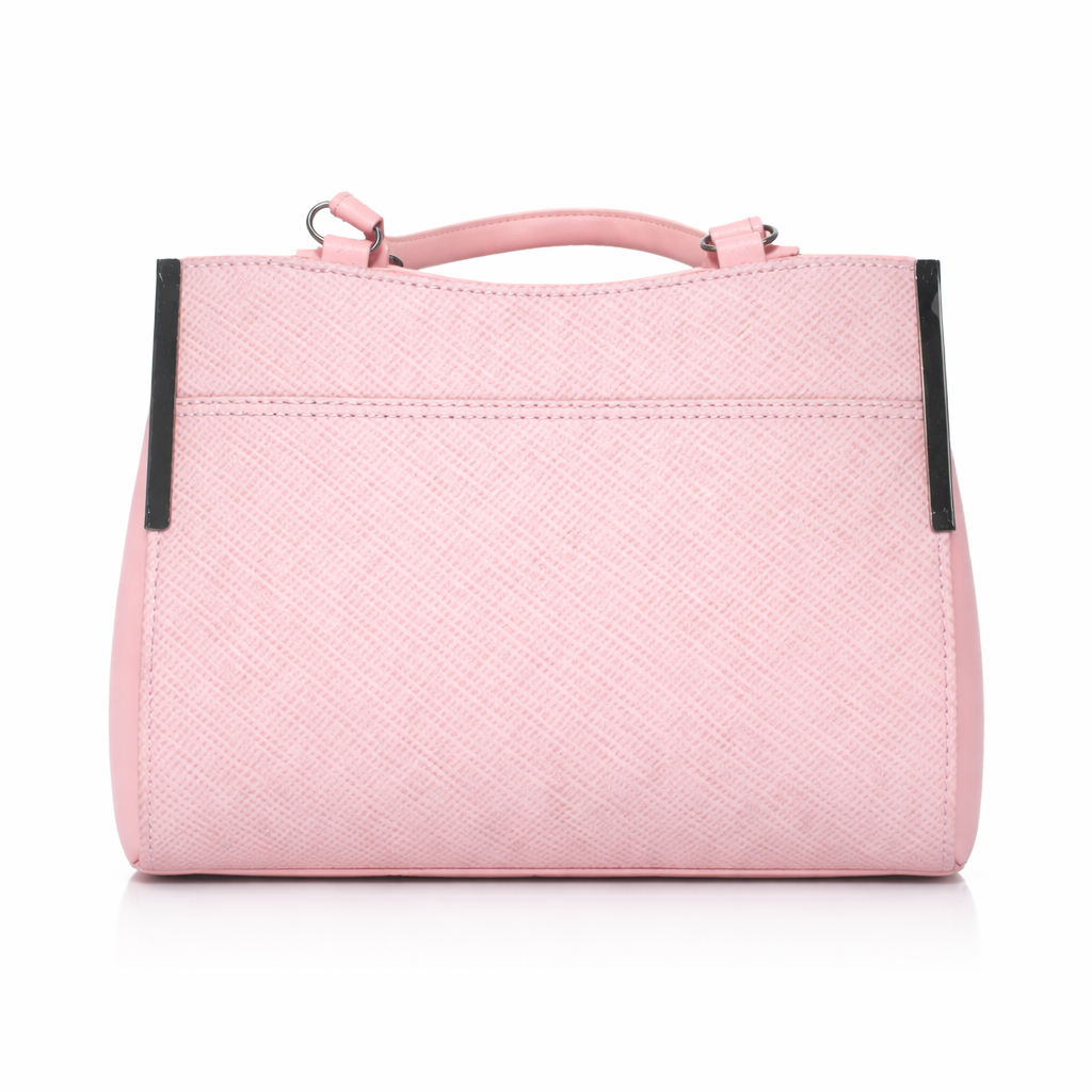 Blush Pink Structured Handbag