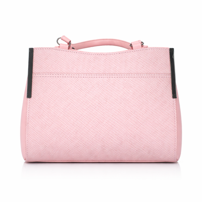 Blush Pink Structured Handbag