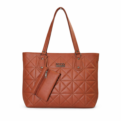 Women’s Classic Quilted Tote Handbag | Elegant Women’s Shoulder Bag